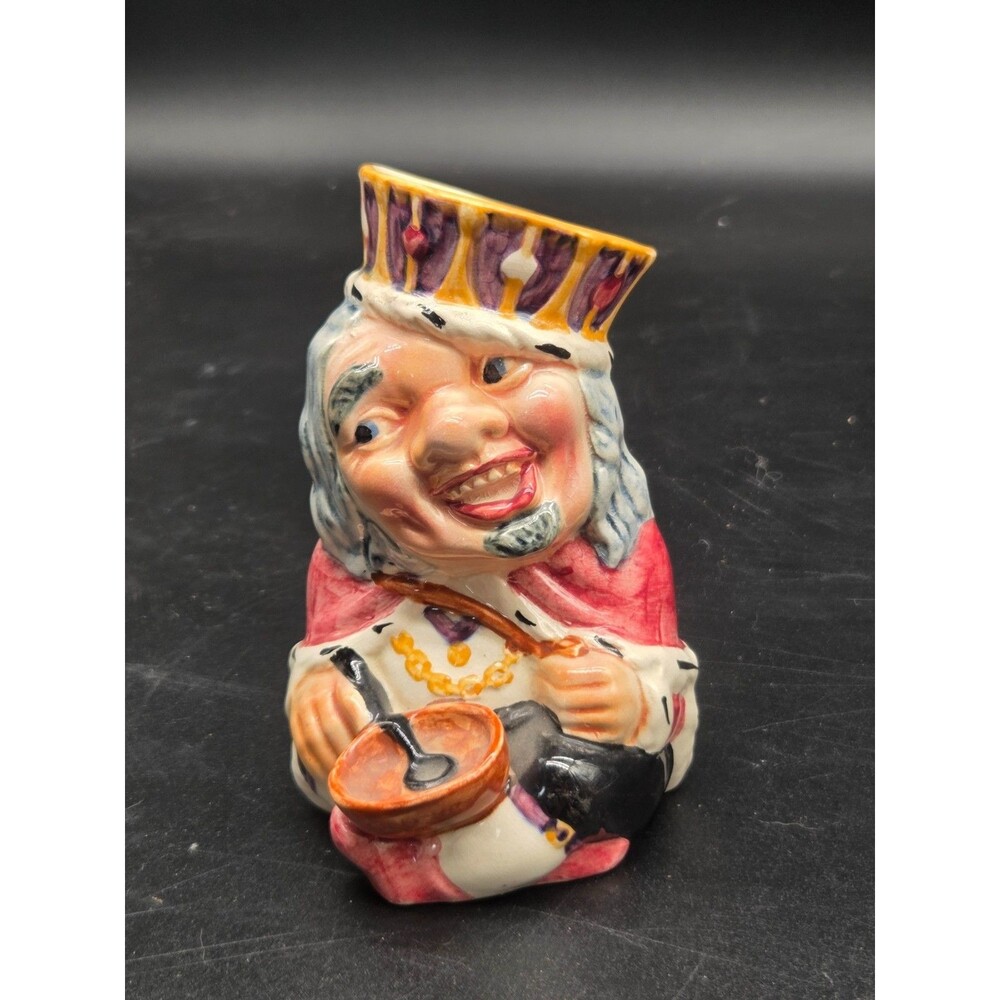 Vintage Staffordshire Shorter & Sons Old King Cole Collectible Character Jug